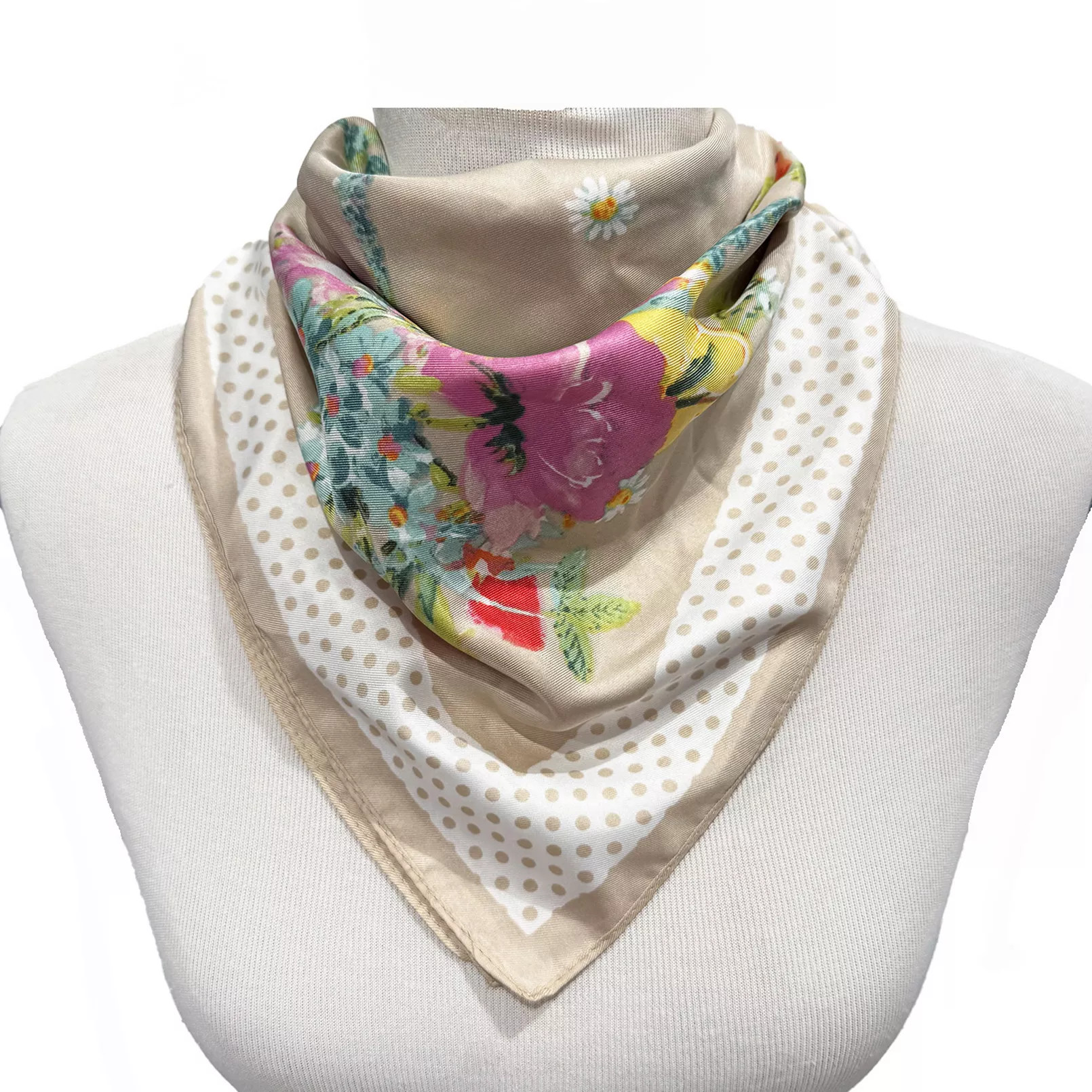 Nine West Floral Satin Square Scarf | Kohl's