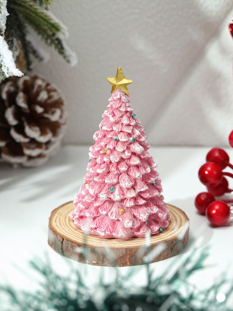 1pc Christmas Tree Shaped Decoration Craft | SHEIN