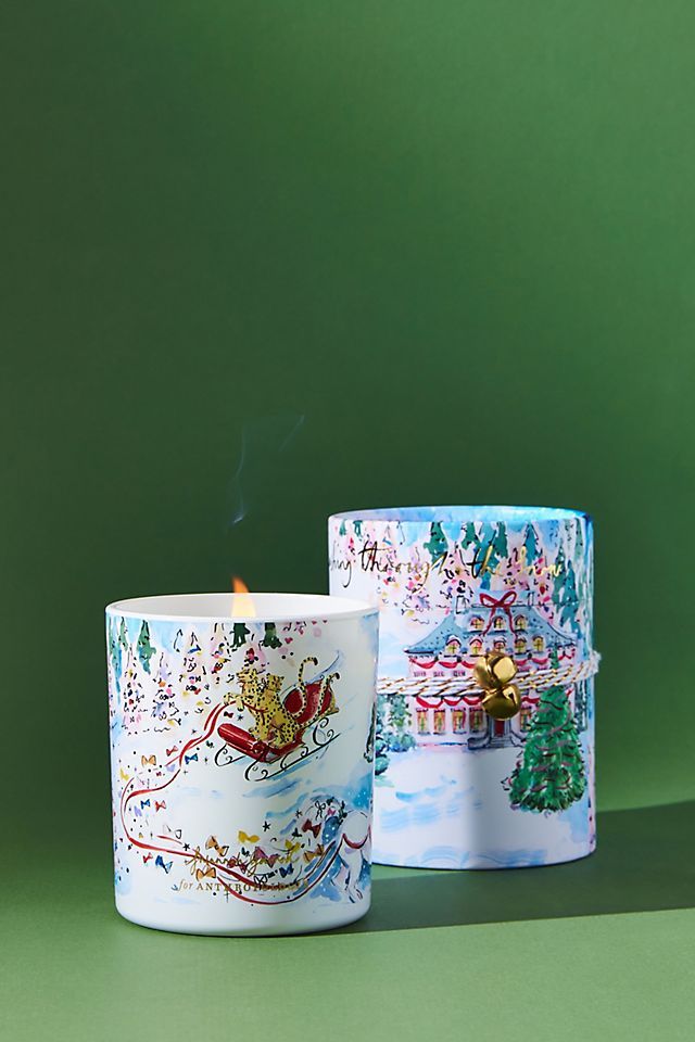 Susannah Garrod Merry Moments Boxed Candle | Anthropologie (US)