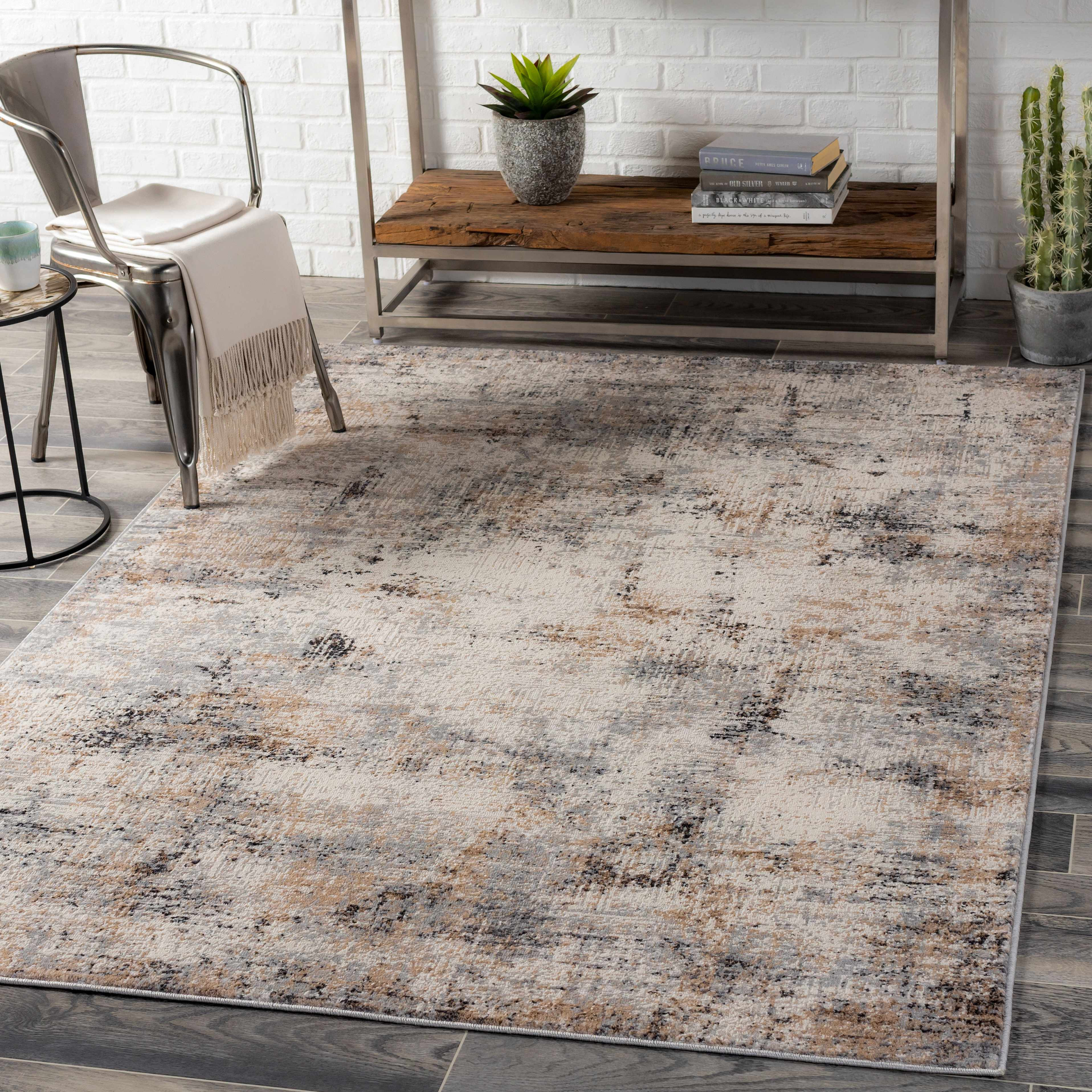 Braddyville 5'3"" x 7' Contemporary Abstract Bohemian Area Rug - Hauteloom | Boutique Rugs