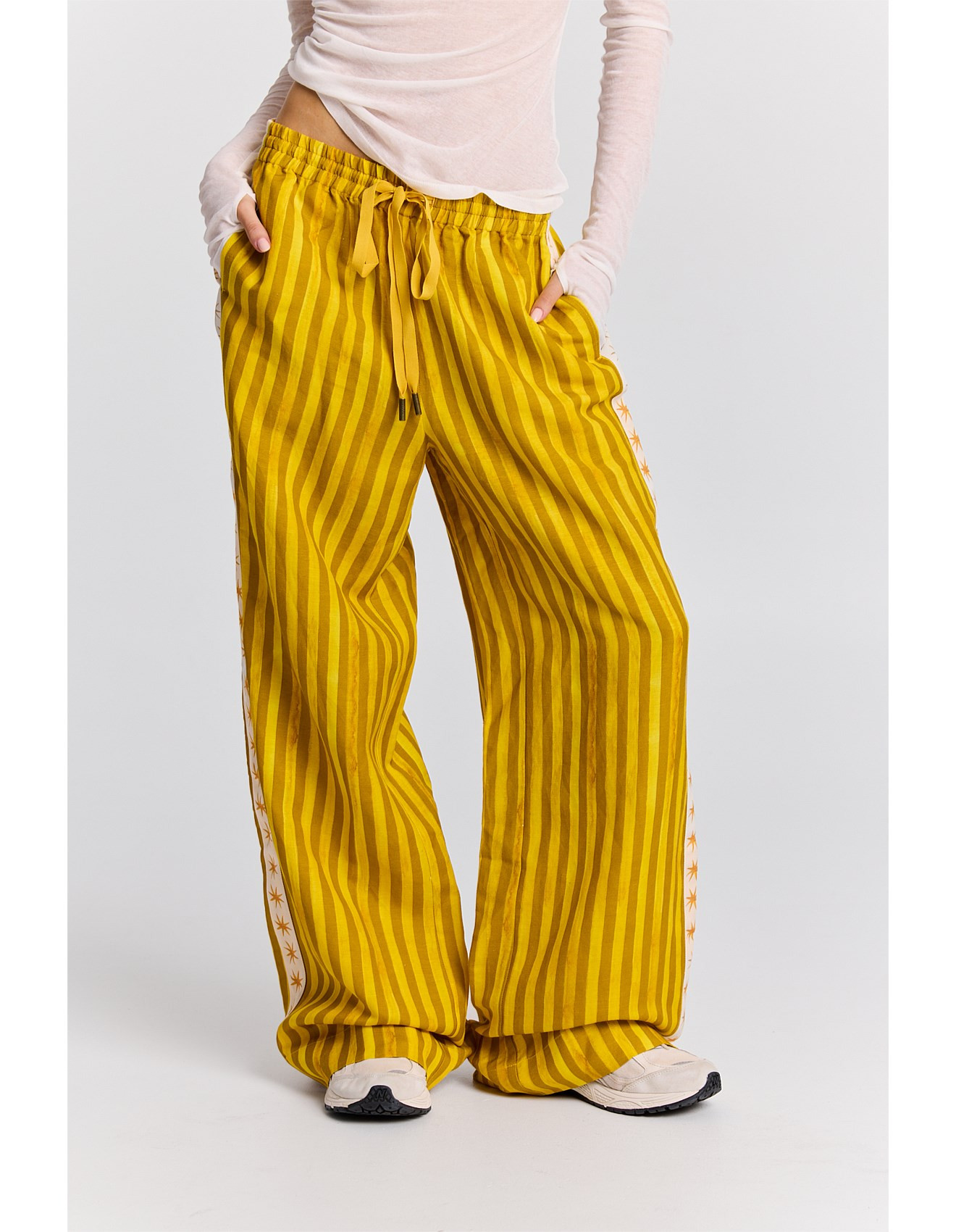 Straight Leg Linen Pant | David Jones (Australia & New Zealand)