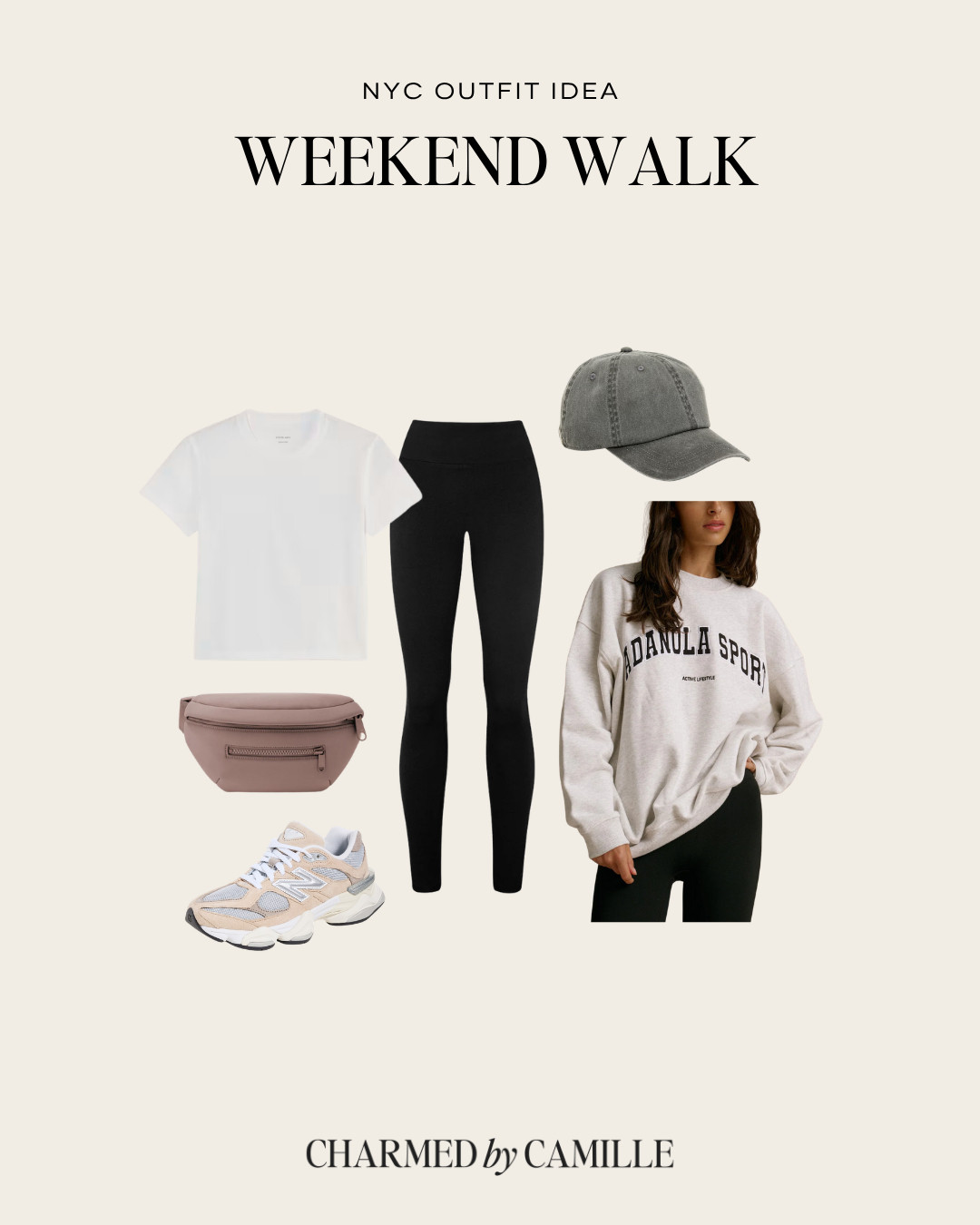A casual weekend walk outfit idea for NYC! The Adanola Sport sweatshirt and leggings aren't linkable, but linked everything else for you! 

 #LTKootd #LTKSeasonal #LTKActive