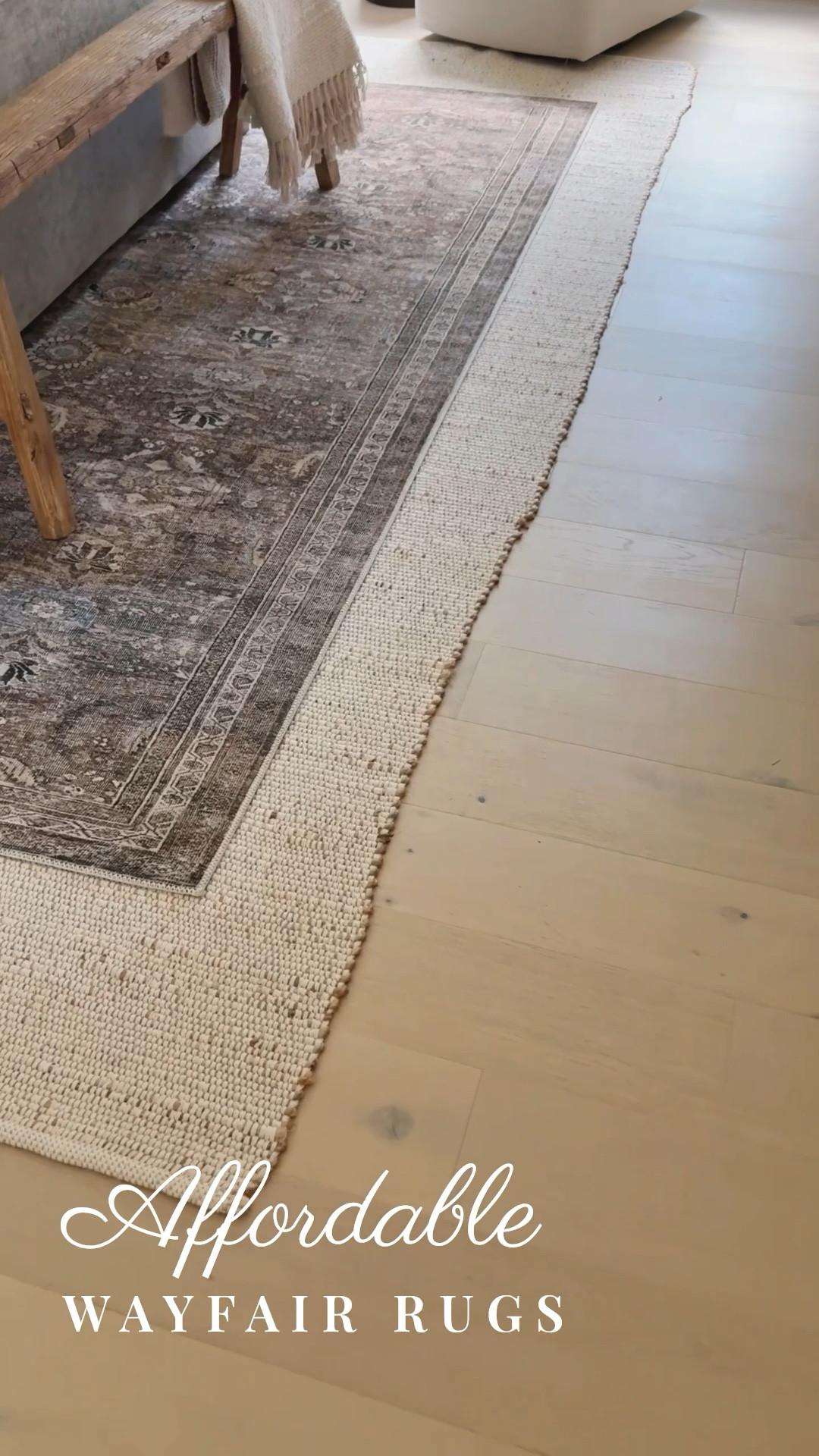 One of the easiest ways to refresh a room is by swapping out the rug — it completely changes the feel of a space ✨ I’ve been designing different rooms in our new home with beautiful rugs from @wayfair, and I’m so impressed by the quality, style, and price point. From the living room to the bathroom, each rug adds warmth, texture, and that cozy finished look.

In this video, I’m walking you through my favorite Wayfair rug finds styled throughout our home. The best part? Every single 8x10 rug is under $260 🤍 That means you can update multiple rooms without going over budget! I’ve linked all of my top picks below so you can shop the exact ones we have in our home plus a few more neutral, affordable favorites. The muted colors are also the perfect way to usher in the Fall 🍂

#wayfairpartner #wayfair #porcheandco #neutralrug #affordablerugs #homedesign #modernclassicstyle #budgetfriendlydecor

#LTKHome #LTKSaleAlert #LTKStyleTip