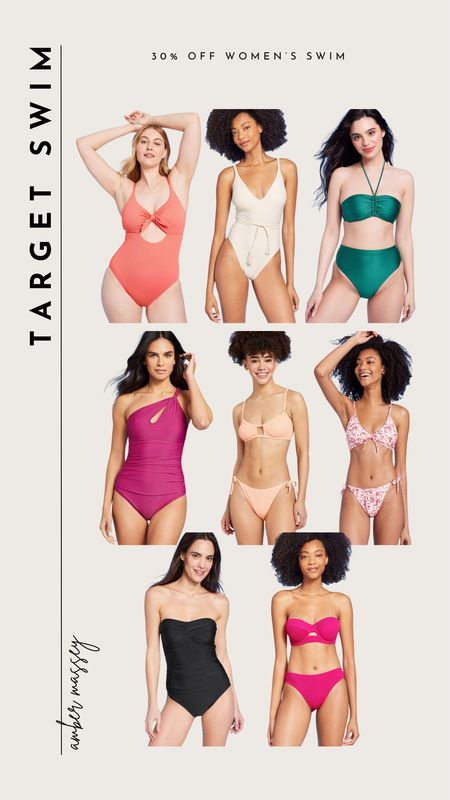 Target is having 30% off womens swim! These styles are perfect for the summer and they’re all on sale!

Target, on sale,, Target womens swim, Target two piece swim, swimwear, summer style, summer swim

#LTKfindsunder100 #LTKsalealert #LTKswim
