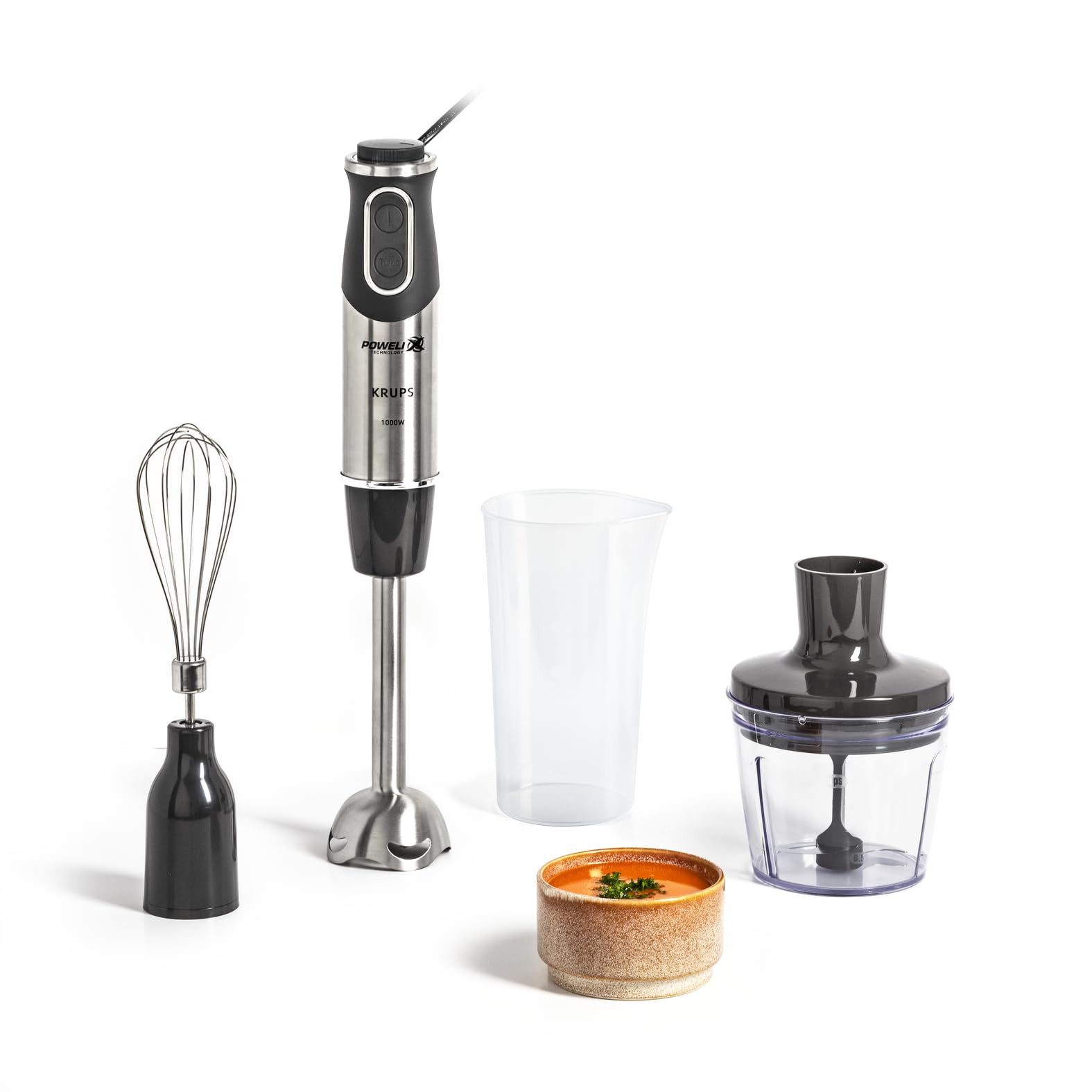 Krups Perfect Mix 8500 Stabmixer, Blender, 1000 Watt, Edelstahlfuß, 4 extra scharfe Messer, Powe... | Amazon (DE)