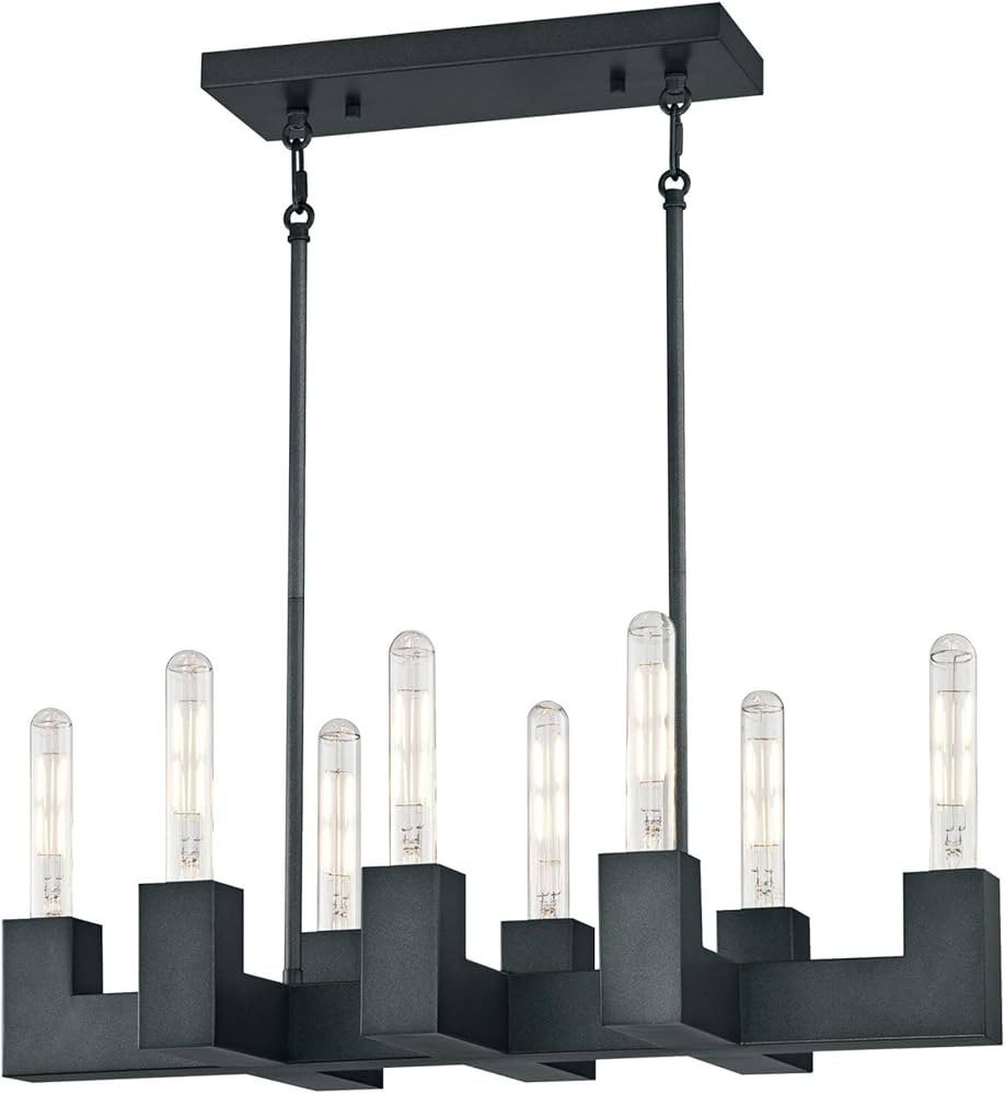 Westinghouse 6350300 Skybridge Eight-Light Dimmable LED Indoor Chandelier, Iron | Amazon (US)
