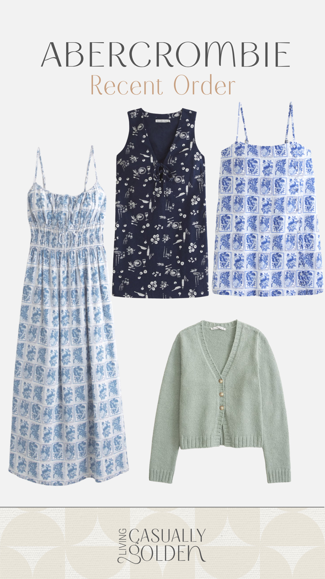Redent Abercrombie Order | So many cute pieces for spring! Wearing size M in the two short dresses, size S in the cardigan, and M (tall) in the blue maxi dress.  Currently on sale!!

 

#LTKStyleTip #LTKSpringSale
