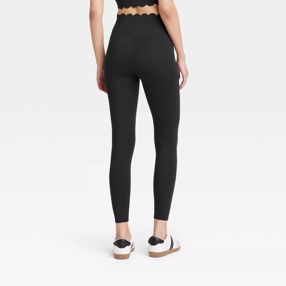 Women's Scallop Detail High-Rise 7/8 Leggings - JoyLab™ | Target