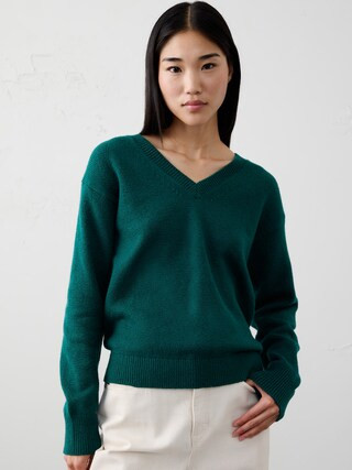 Coveted V-Neck Sweater | Banana Republic Factory