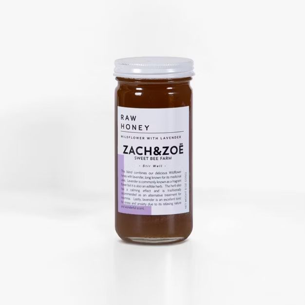 Zach and Zoe Wildflower Honey with Lavender - 8oz | Target