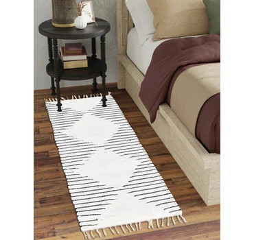 2' 7 x 10' Chindi Cotton Runner Rug | Rugs.com