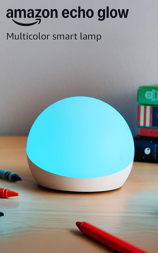 Echo Glow - Multicolor smart lamp, Works with Alexa | Amazon (US)