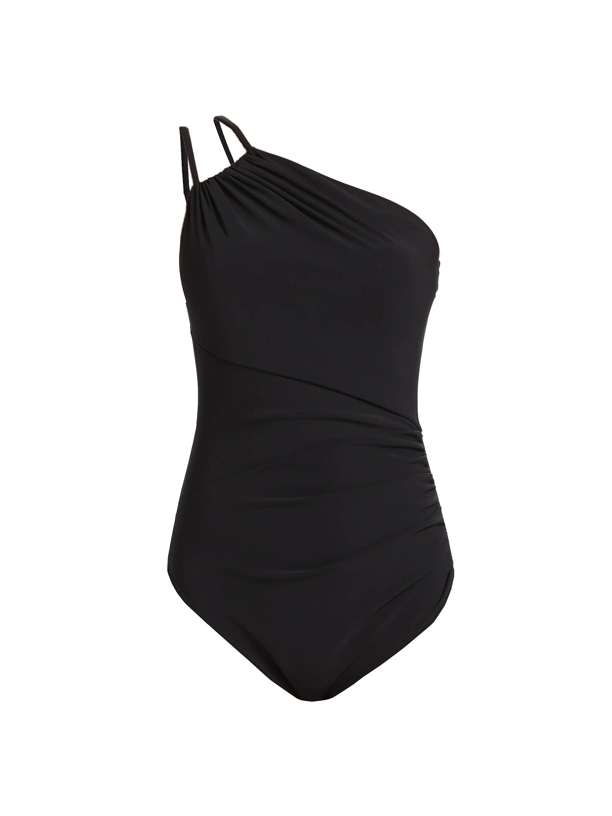 Waheed Asyymmetric Ruched One-Piece Swimsuit | Saks Fifth Avenue