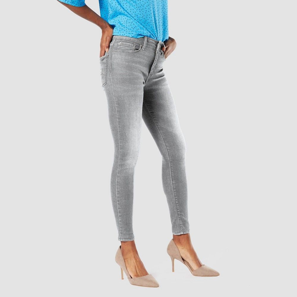 DENIZEN from Levi's Women's High-Rise Skinny Jeans - Gray 16 Long | Target