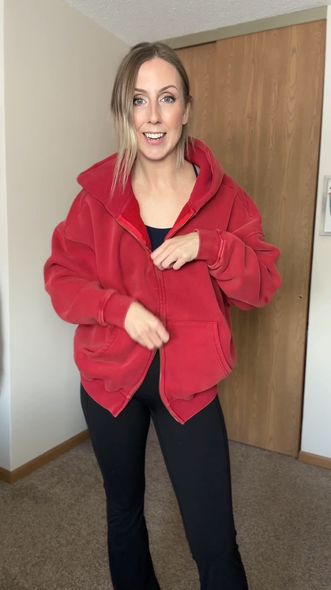 Wearing medium in hoodie and small in leggings 

#LTKActive #LTKmomlife #LTKootd