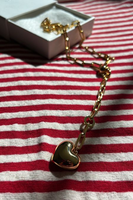 New stripe shirt for valentines and love this heart necklace by Jenny bird! You’ll live the quality of this piece too!

#LTKparties #LTKGiftGuide #LTKkids