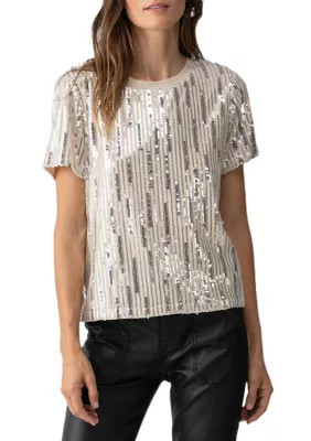 Sanctuary Women's Sequin Perfect T-Shirt | Belk