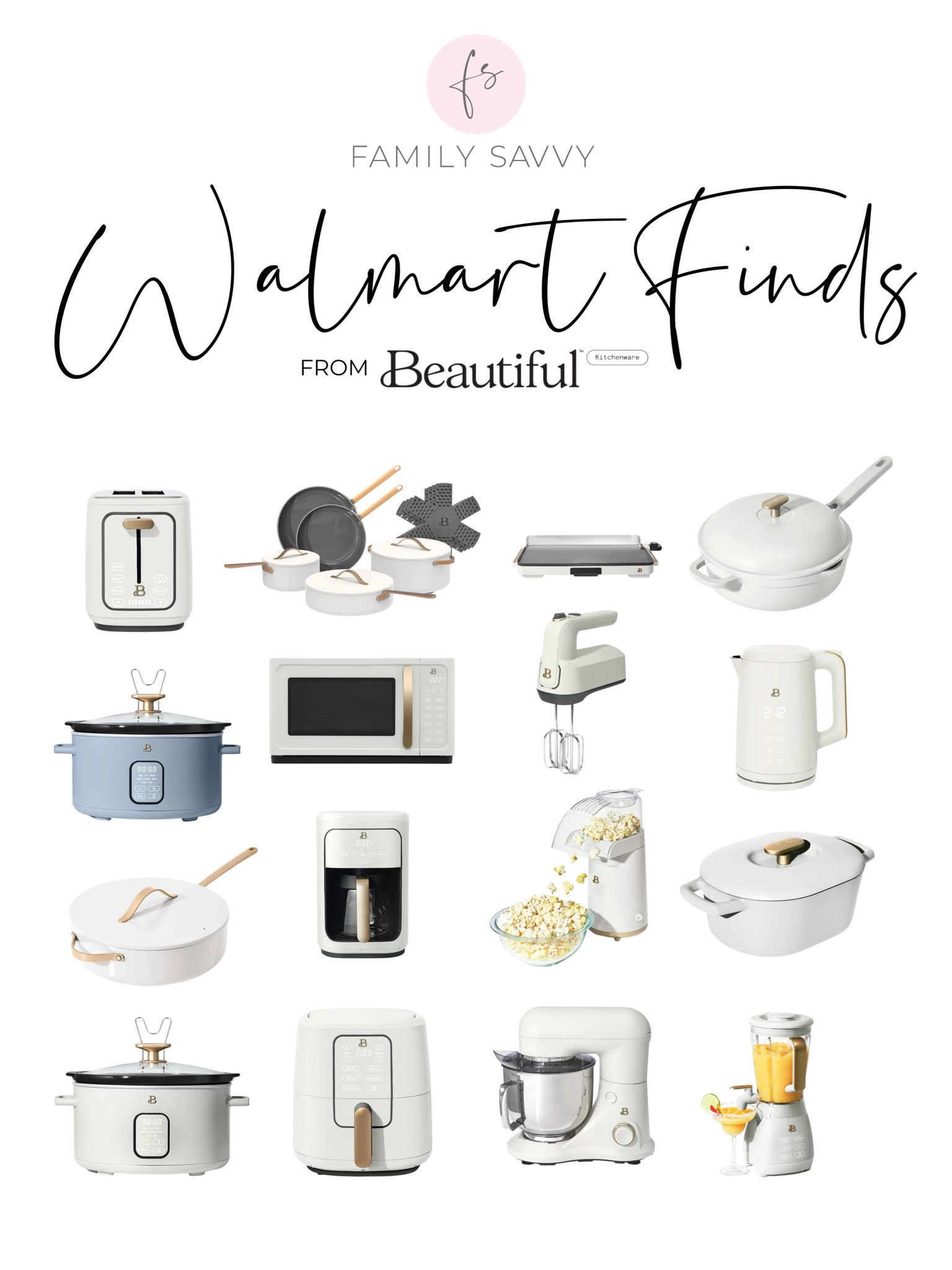  “Beautiful” White Glam Kitchen Must-Haves from Walmart

The new exclusive “Beautiful” line by Drew Barrymore for Walmart is FABULOUS! I’ve tagged all white with gold accents but other colors are available. All these pieces are the perfect combo of PRETTY, PRACTICAL, and BUDGET FRIENDLY! Most are online only so order now for a gorgeous functional kitchen for the holiday season.


#LTKSeasonal #LTKhome #LTKover40