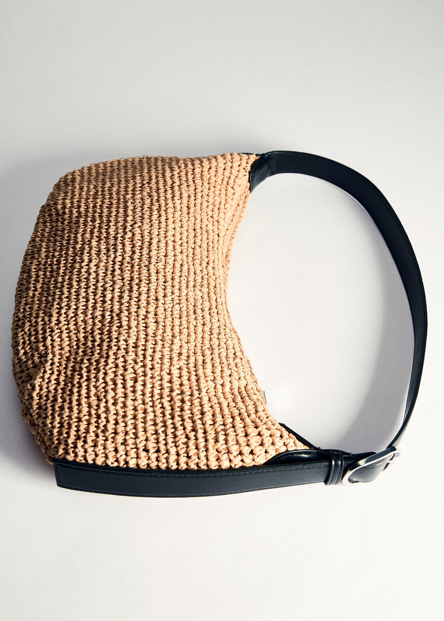 Natural fibre shoulder bag | MANGO (UK)