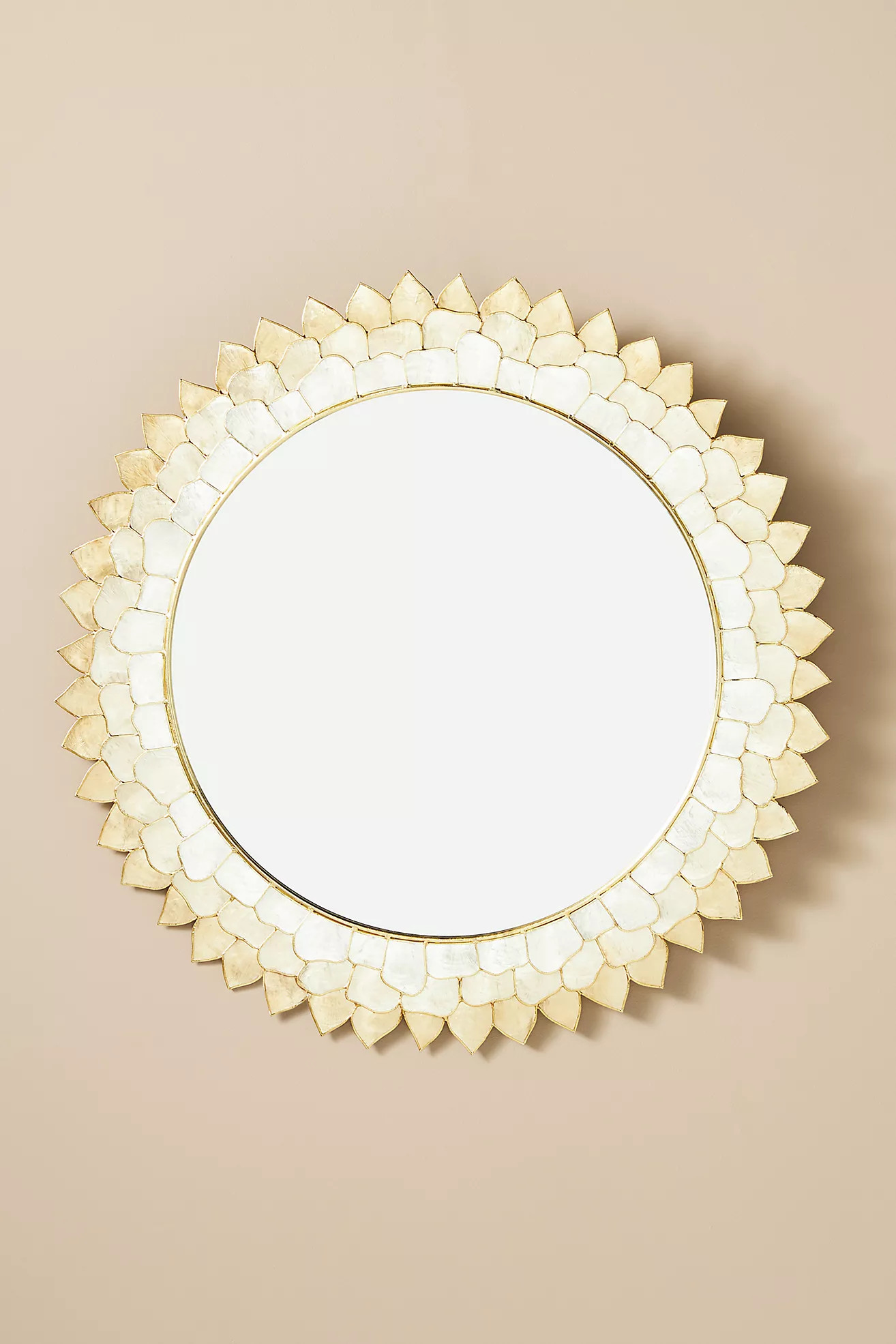 Penny Ombre Capiz Mirror | Anthropologie (US)