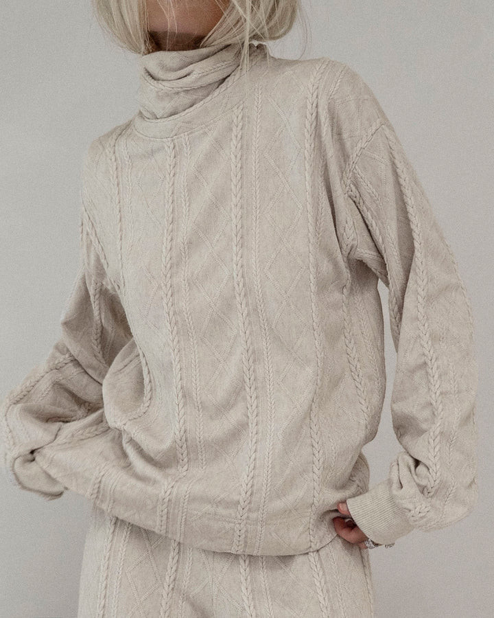 Cable Lounge Turtleneck Top | Splendid
