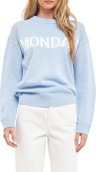 English Factory Weekend Sweater | Amazon (US)