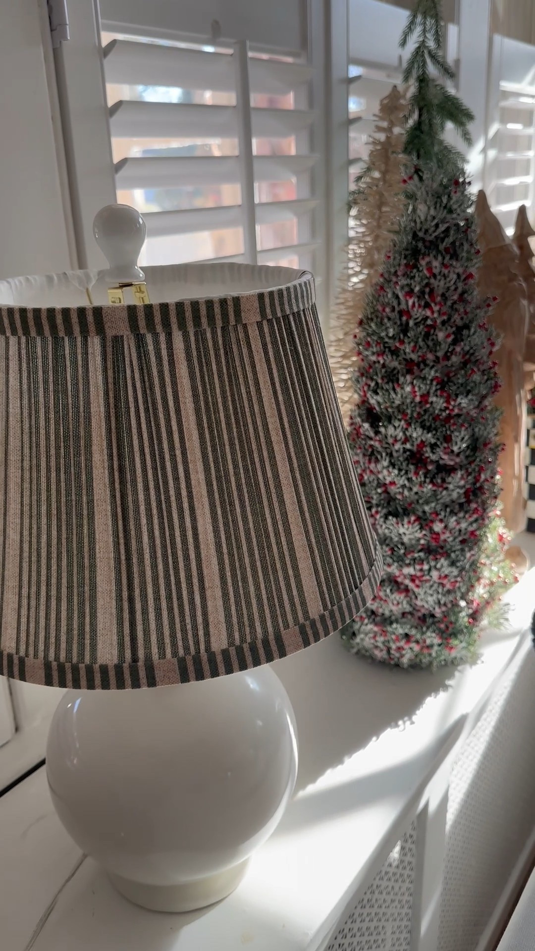Target Striped Lampshade!  It’s the perfect blend of green stripes!

#LTKHoliday #LTKGiftGuide