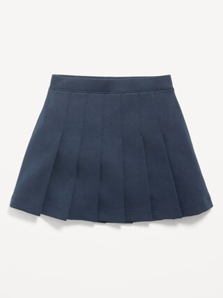 School Uniform Ponte-Knit Pleated Skort for Girls | Old Navy (US)