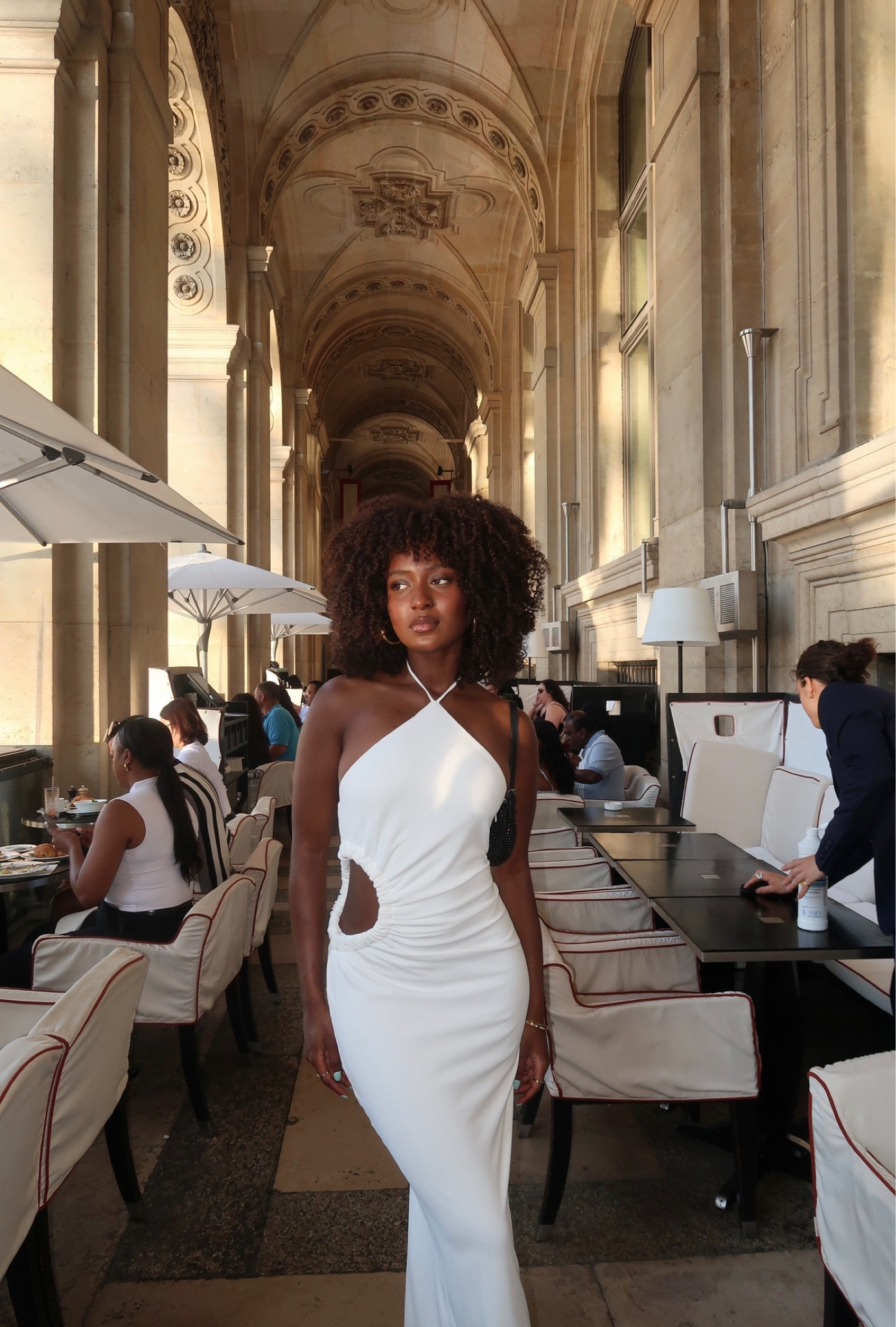 me 🤝🏾 wearing white dresses in Paris

outfit inspiration, summer outfit, halter dress with cut out, knitted midi dress, asos edition, satin dress, super cut halter midi dress in black, seezona, holiday outfit, paris outfit. 

#LTKstyletip #LTKeurope #LTKSeasonal