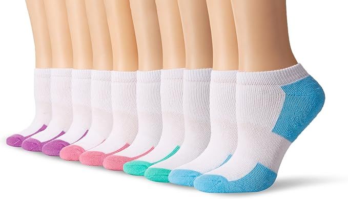 Fruit of the Loom Women's No Show 10 Pack Socks | Amazon (US)