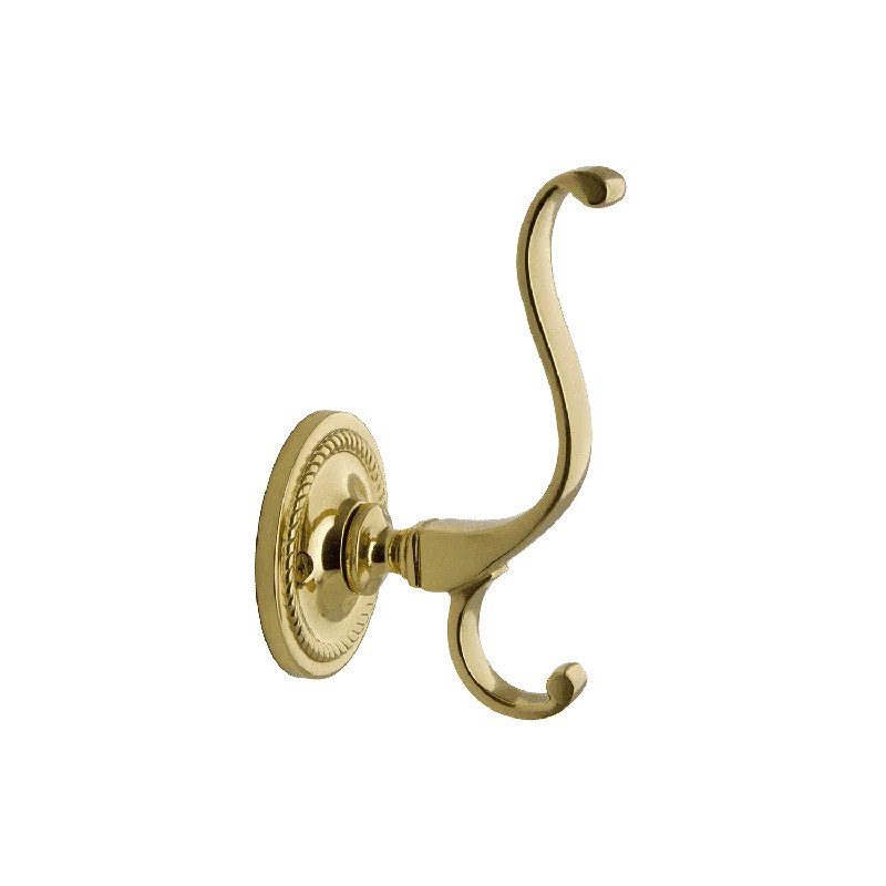 Victorian Brass Wall Mounted 2 - Hook Coat Hook | Wayfair North America