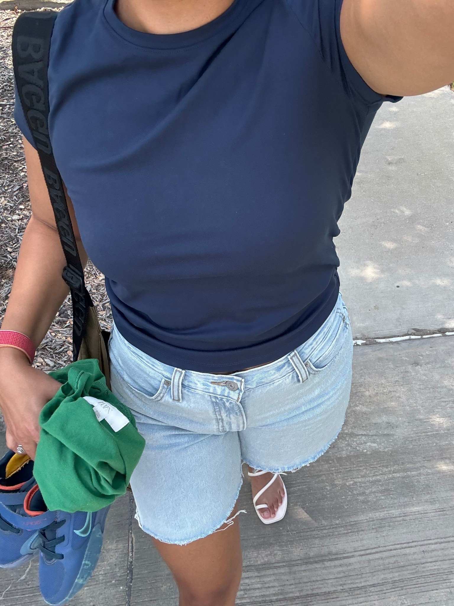 wearing a L in the top and sized down in the flippies a whole size! 

#LTKFindsUnder50 #LTKShoeCrush #LTKFindsUnder100