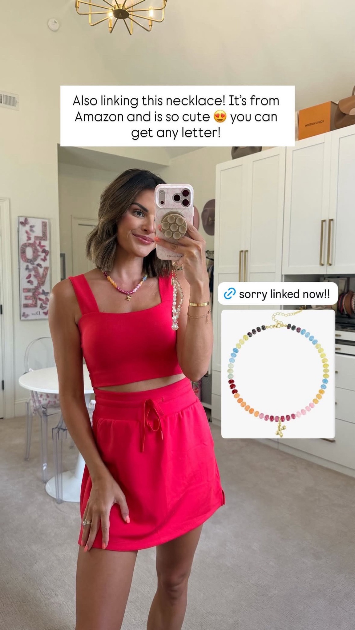 Amazon beaded necklace that I’m lovingggg 😍😍