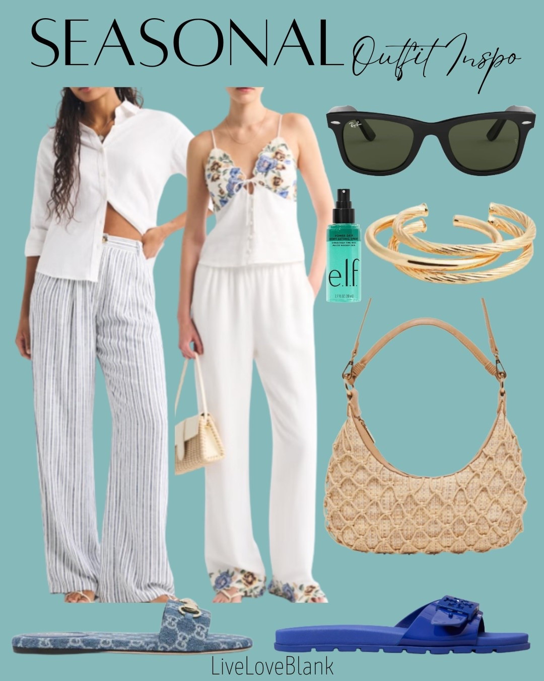 Seasonal outfit idea
Tropical destination outfits 
Outfits for her
Gucci and Tory Burch slides 


#LTKSeasonal #LTKOver40 #LTKootd