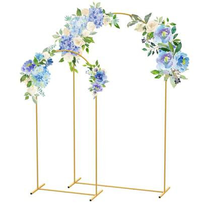Metal Arch Stand,(7.2FT, 6FT) Garden Wedding Arch, Arch Stand Set Of 2 Arch Frame Stand And Wedding Arches For Ceremony, Suitable For Graduation Cerem | SHEIN