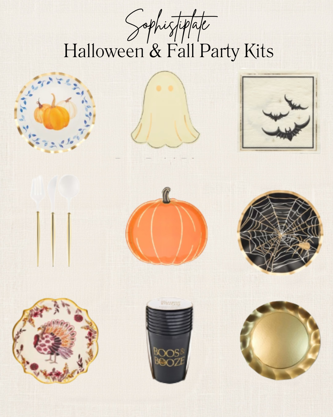 Hosting a Fall Party, Halloween Party, or Thanksgiving?  Check out these coordinating party themed kits!  I especially love how the brand- Sophistiplate allows you to choose your number of guests to get the order correct!


pretty paper plates, party hosting, fall hosting, themed party, table setting, tablescapes 

 #LTKSeasonal #LTKHome