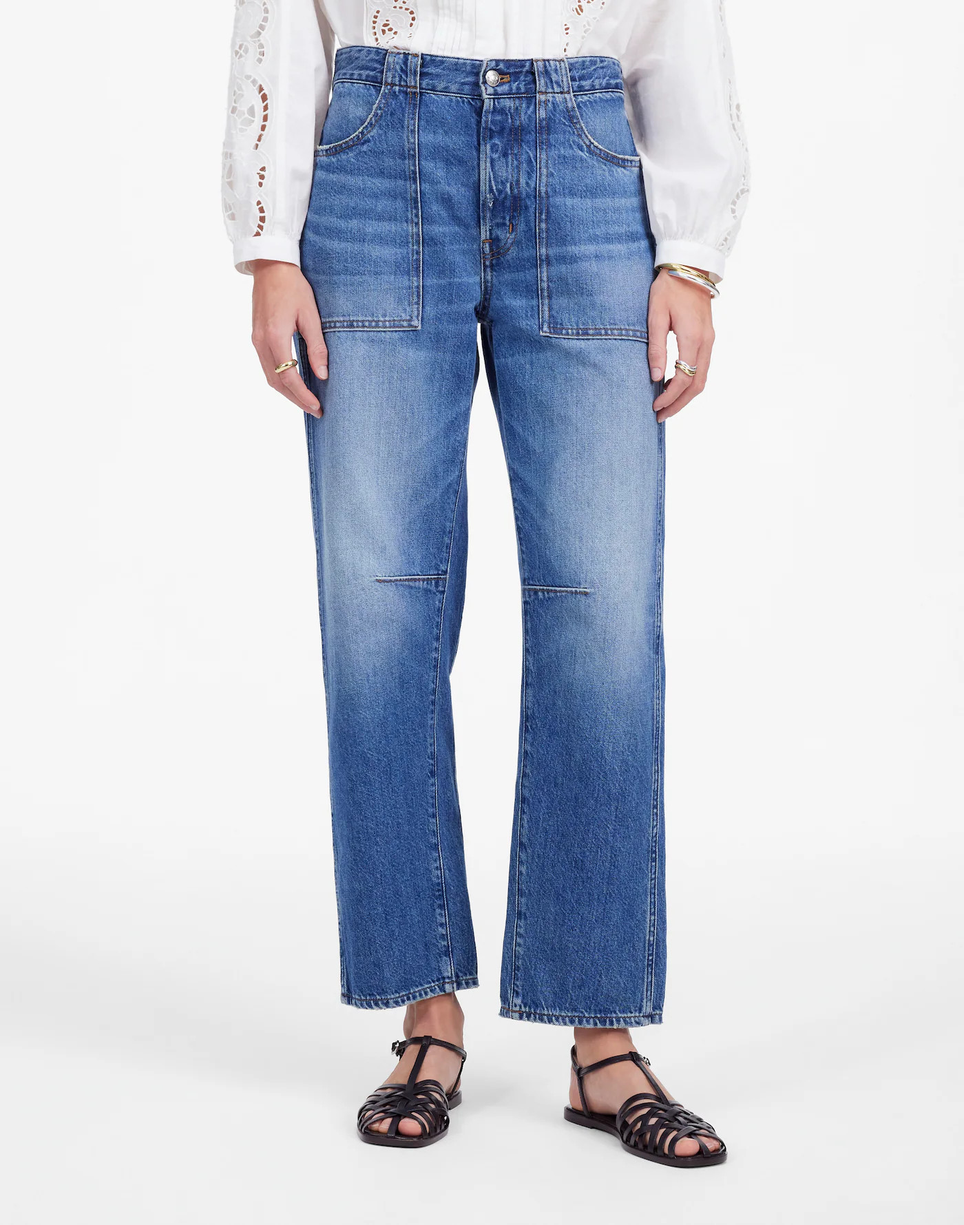 The Darted Barrel-Leg Jean | Madewell