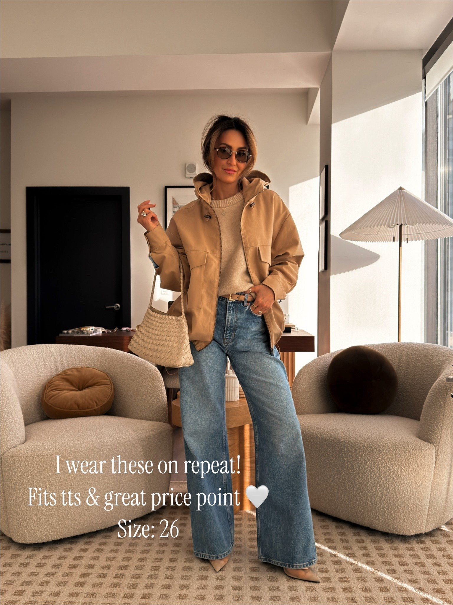 Relaxed denim, cozy knit, tailored jacket 🤍 The easiest everyday uniform!

#LTKootd #LTKgrwm #LTKOver40