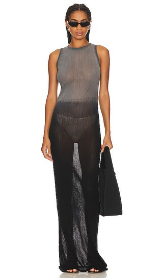 the Rio Maxi Dress in Black Cast | Revolve Clothing (Global)