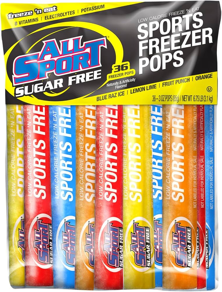 All Sport Hydration Freezer Pops, 36 CT (All Sport Zero) | Amazon (US)