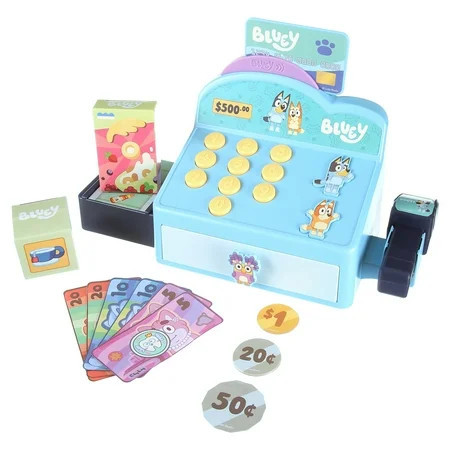 Bluey Cash Register, Sounds and Phrases from Bluey and Bingo, Ages 3+, Toddler Toys | Walmart (US)
