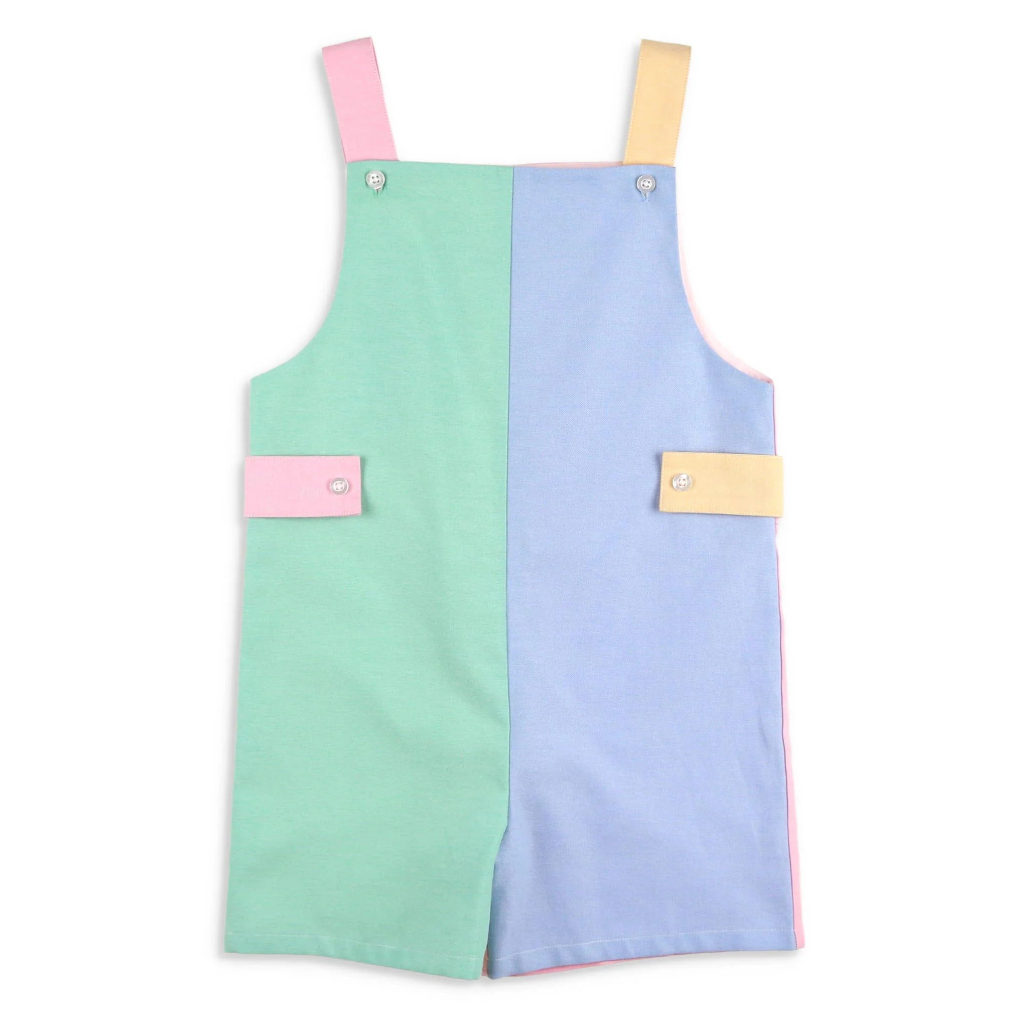 Boys Colorblock Oxford Shortall - Shrimp and Grits Kids | Shrimp and Grits Kids