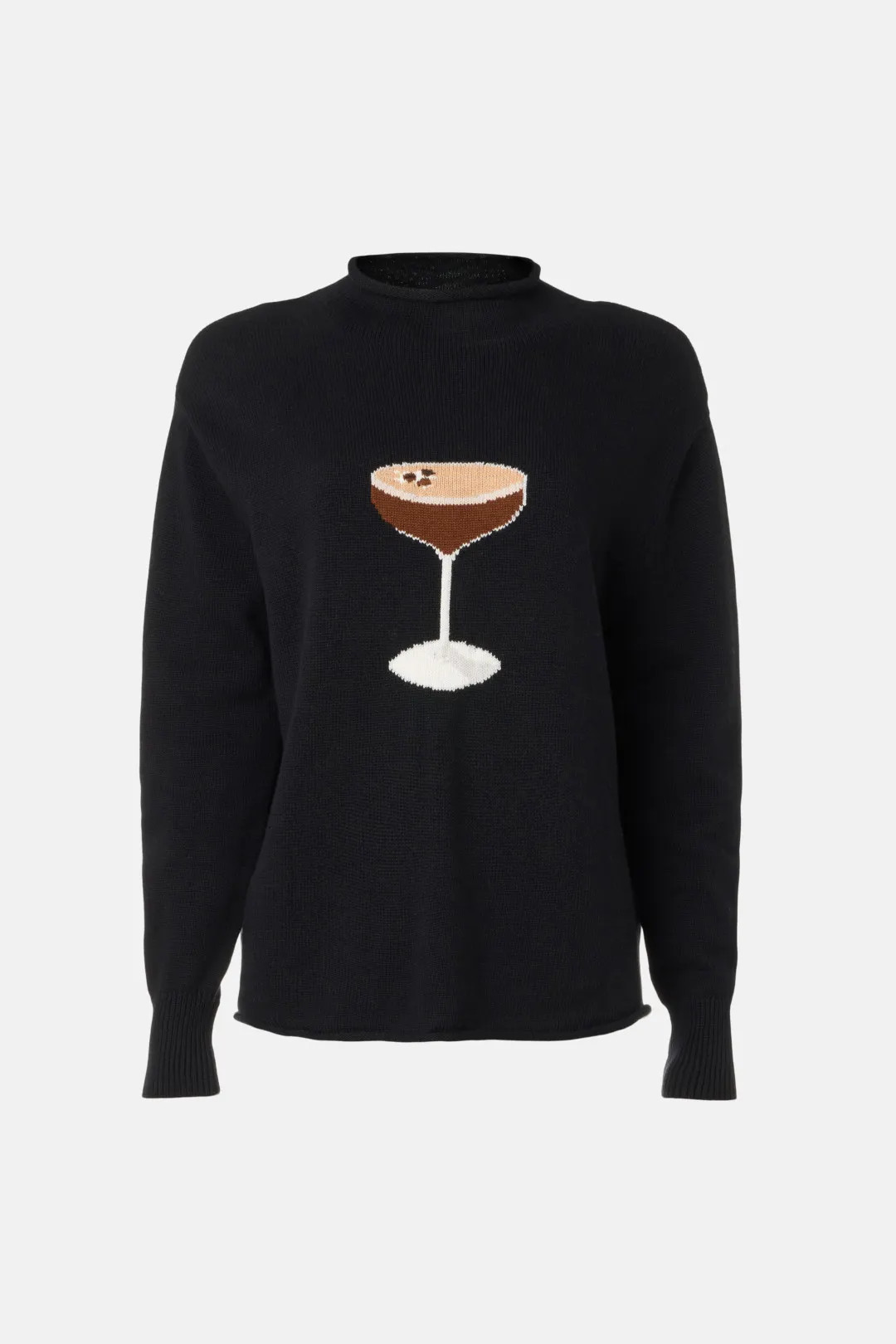 Espresso Martini Mockneck Sweater | Rent the Runway