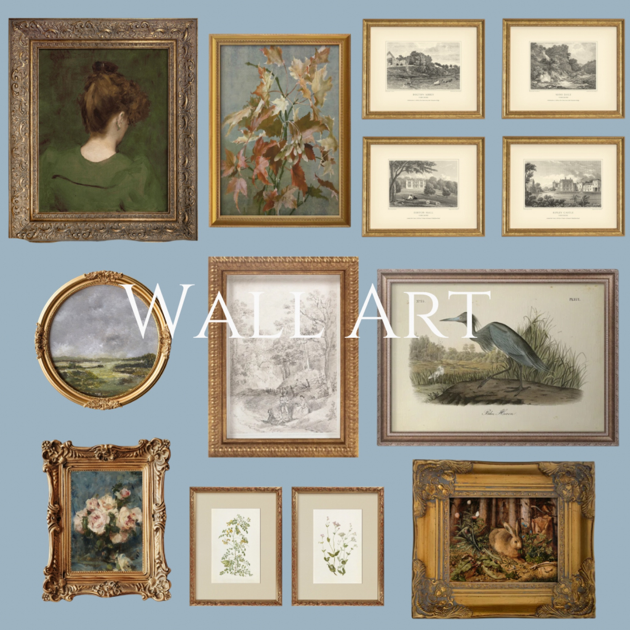 Wall art framed prints floral prints vintage art prints

#LTKHome #LTKFamily