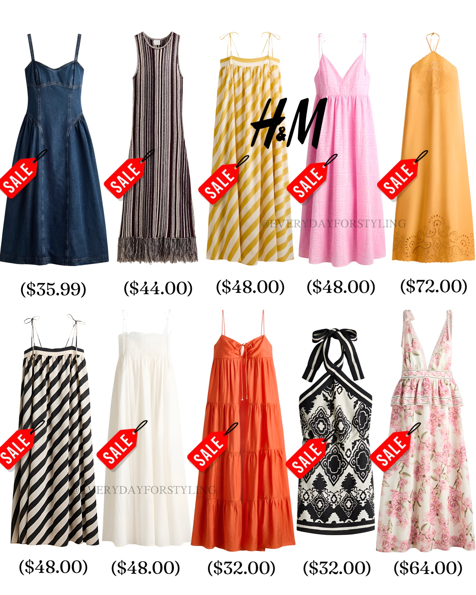 🚨H&M just dropped the summer dress sale we’ve been waiting for… and these styles are going FAST! ☀️💛

H&M summer dresses, H&M sale dresses, H&M new arrivals, affordable summer dresses, vacation dresses for women, resort wear dresses, European summer outfits, cotton midi dresses, eyelet summer dress, striped maxi dress, floral midi dress, denim midi dress, halter neck dress, lightweight summer fashion, elevated everyday style, chic vacation wardrobe, summer capsule wardrobe, elegant casual dresses, women over 30 fashion, luxury look for less, everydayforstyling

#LTKSeasonal #LTKTravel #LTKootd