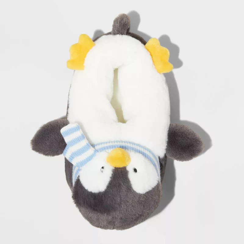 Kids' Holiday Penguin Character Slippers - Wondershop™ | Target