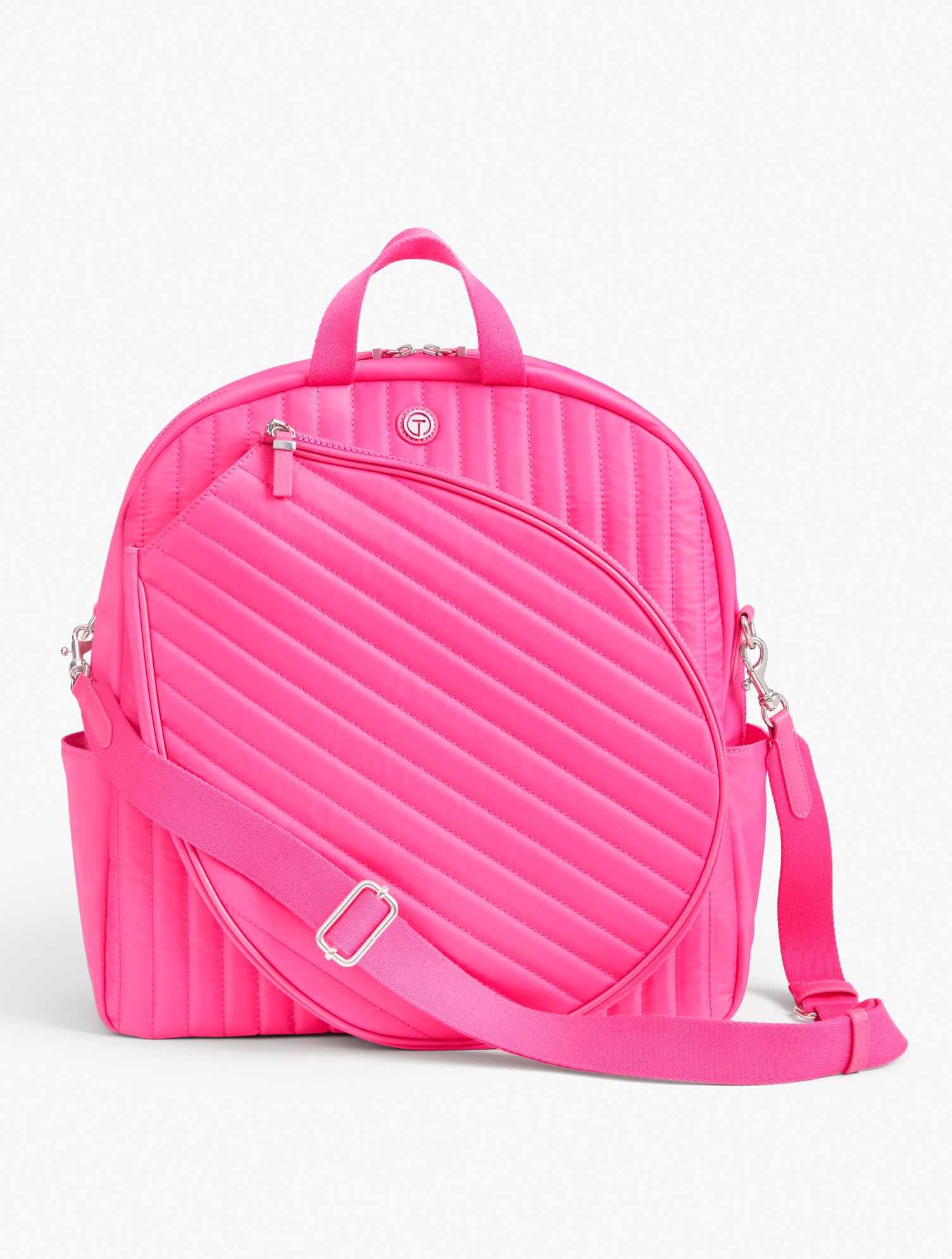Quilted Nylon Tennis Bag - Watermelon - 001 Talbots | Talbots