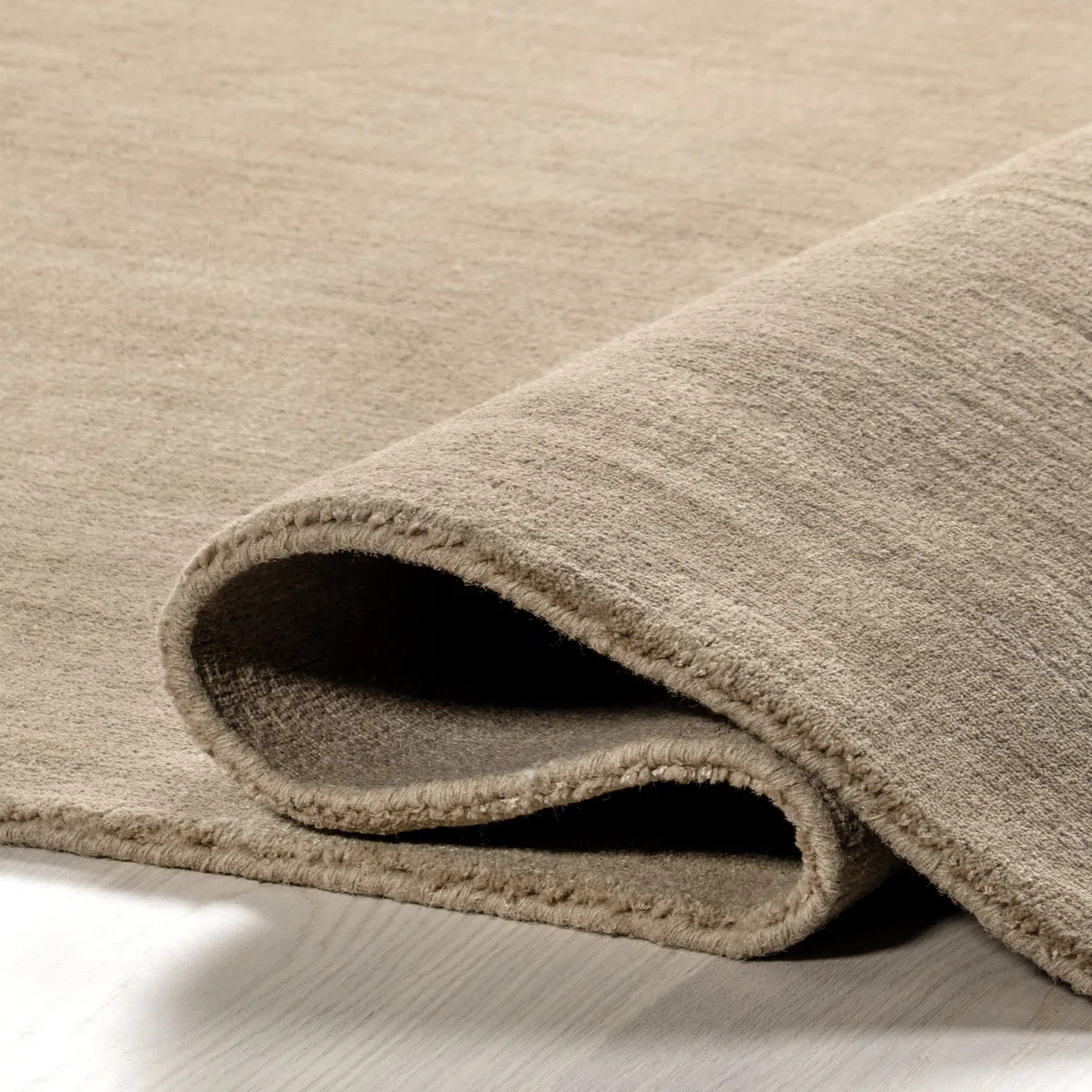 Lahjar Speckled Wool-Blend Area Rug | Wayfair North America