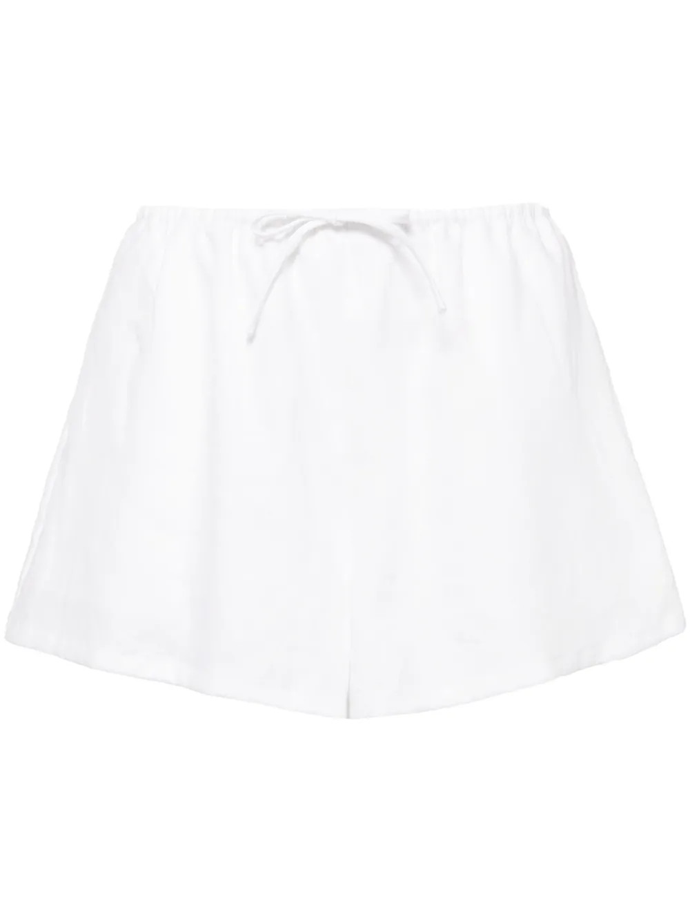 Zoey drawstring linen shorts | Farfetch Global