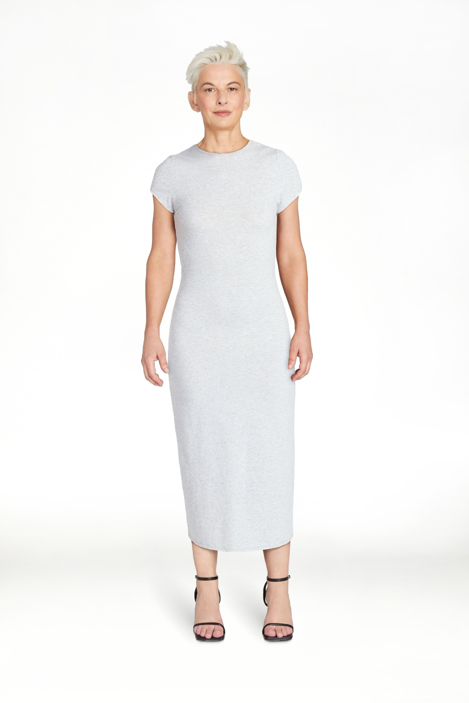No Boundaries Midi Dress with Cap Sleeves, Women's & Women's Plus Sizes XXS-4X | Walmart (US)